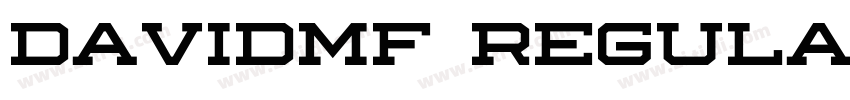 DavidMF Regular字体转换
